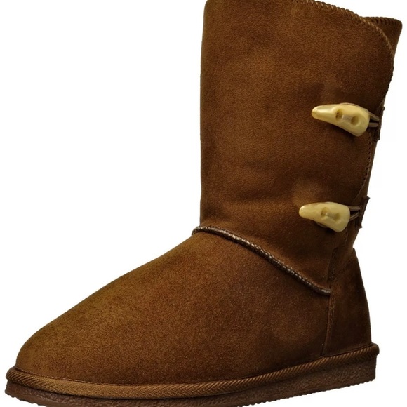 Willowbee Sonia Mid-Calf Chestnut Boots Sz 7 - Picture 1 of 6